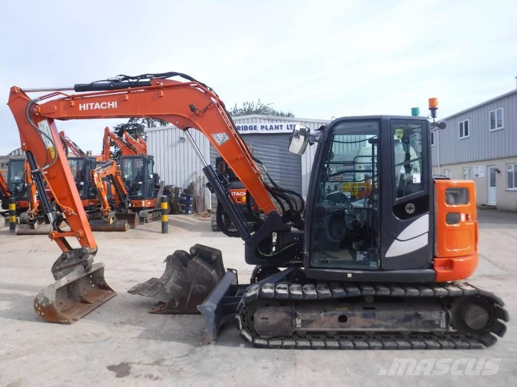 Hitachi ZX 85 US B-6 Midigraafmachines 7t - 12t
