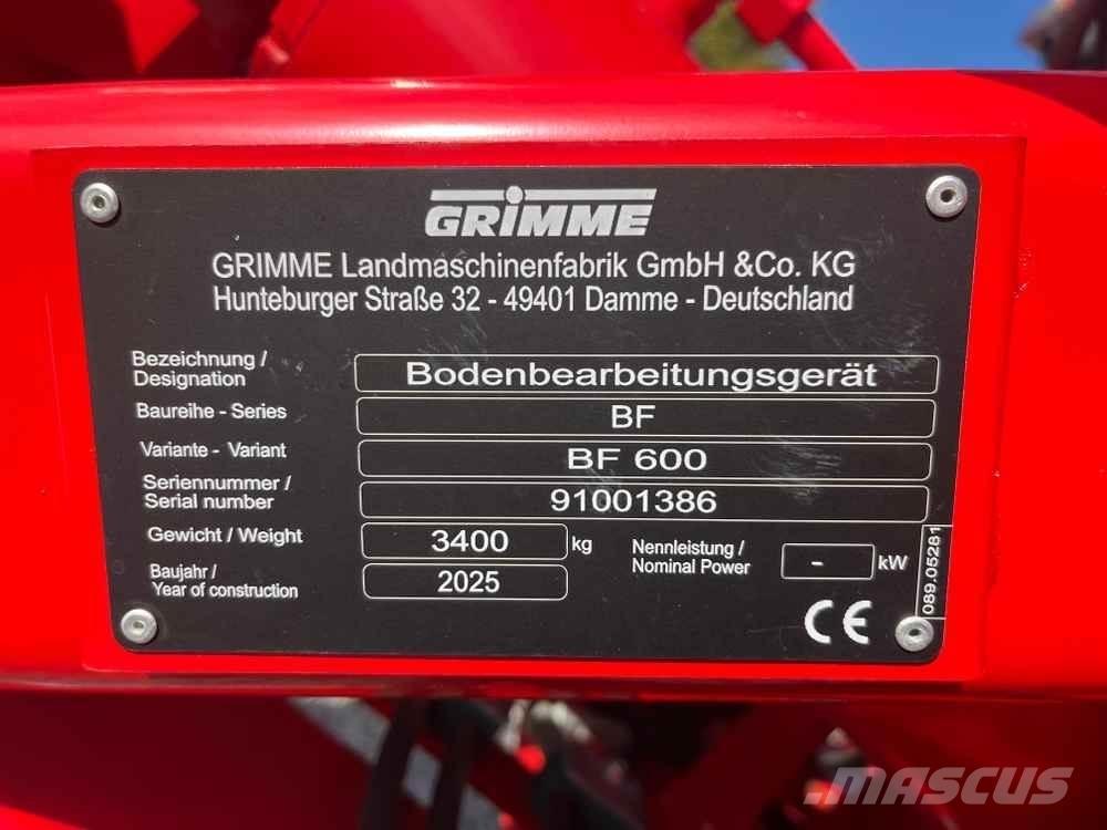 Grimme BF Aardappel materieel - Overigen