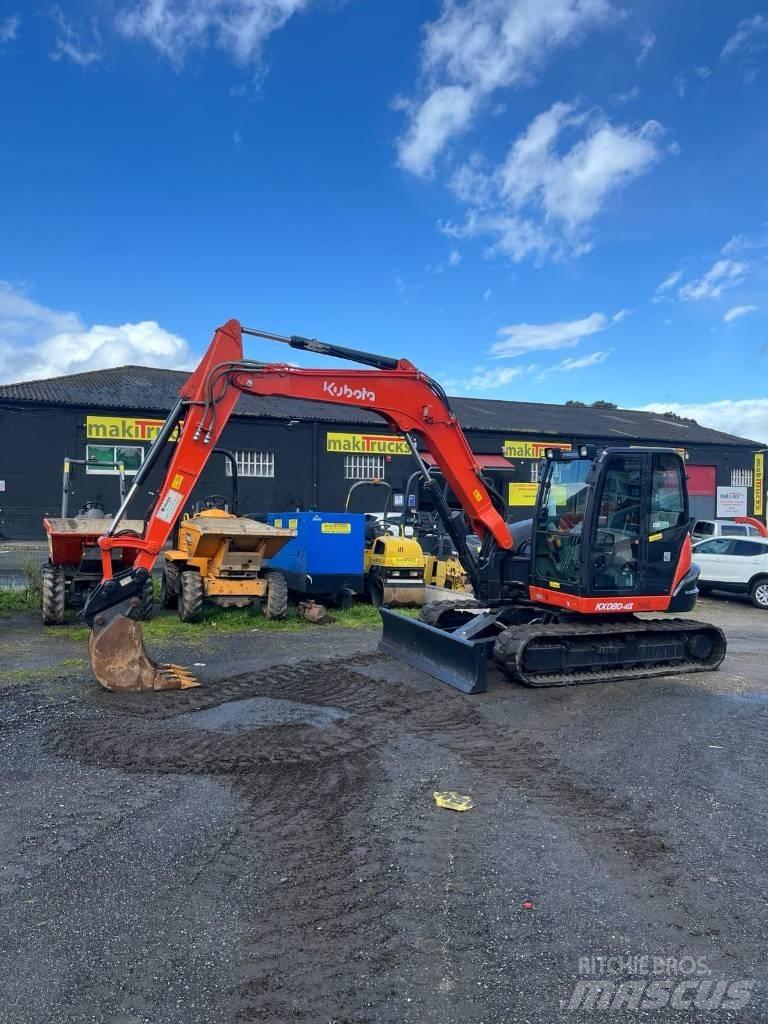 Kubota KX 080-4a Midigraafmachines 7t - 12t