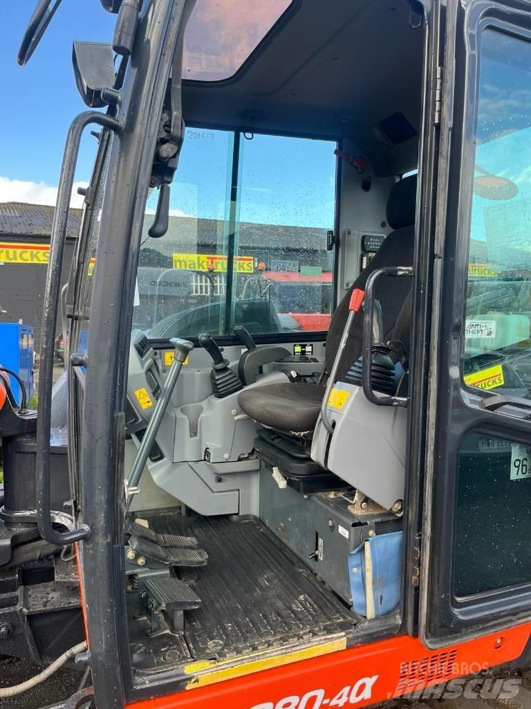 Kubota KX 080-4a Midigraafmachines 7t - 12t
