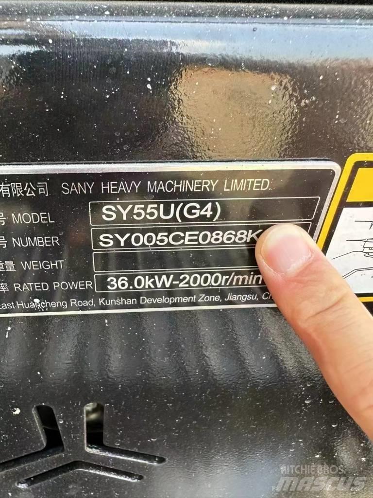 Sany SY 55 U Minigraafmachines < 7t