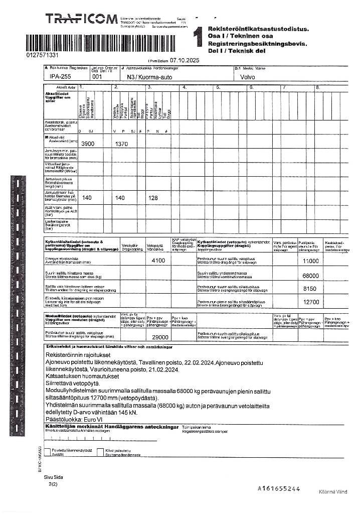 Volvo FH 460 LNG Trekkers