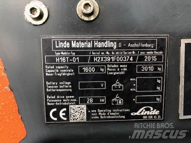 Linde H16T-01 LPG heftrucks