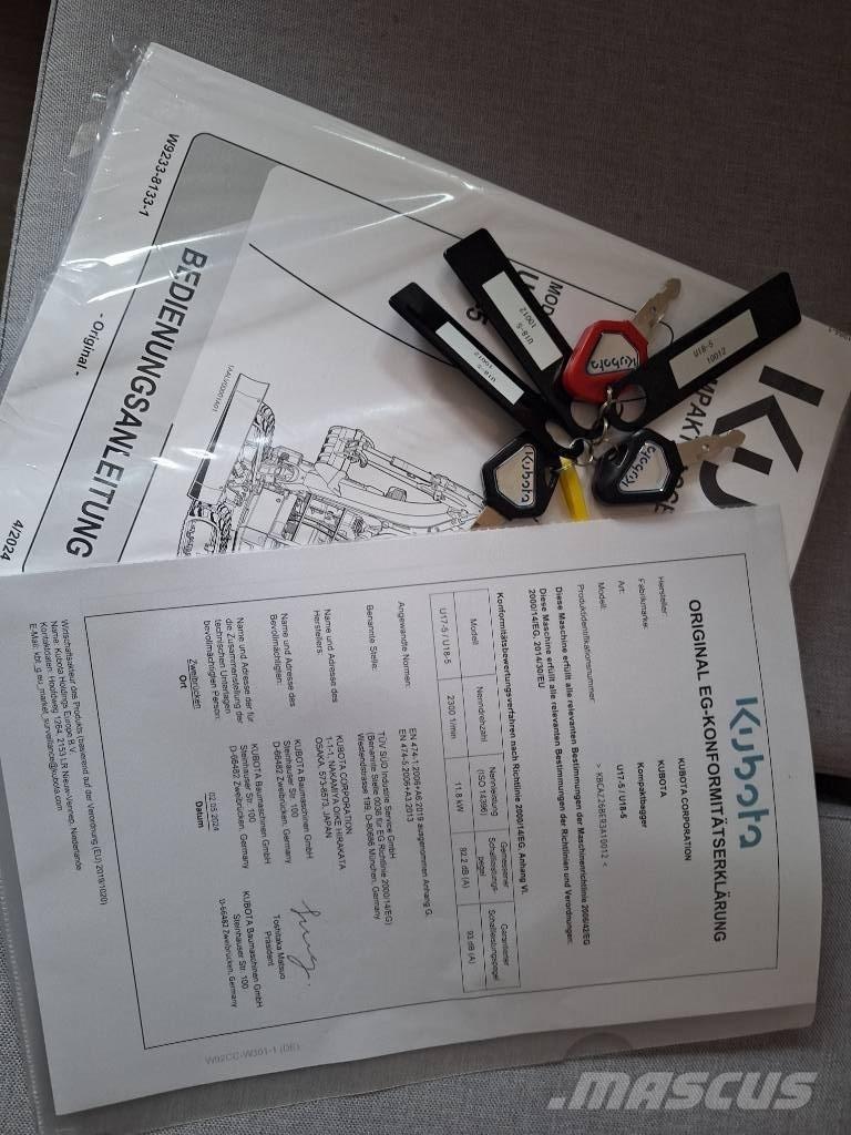 Kubota U 18-5 Minigraafmachines < 7t