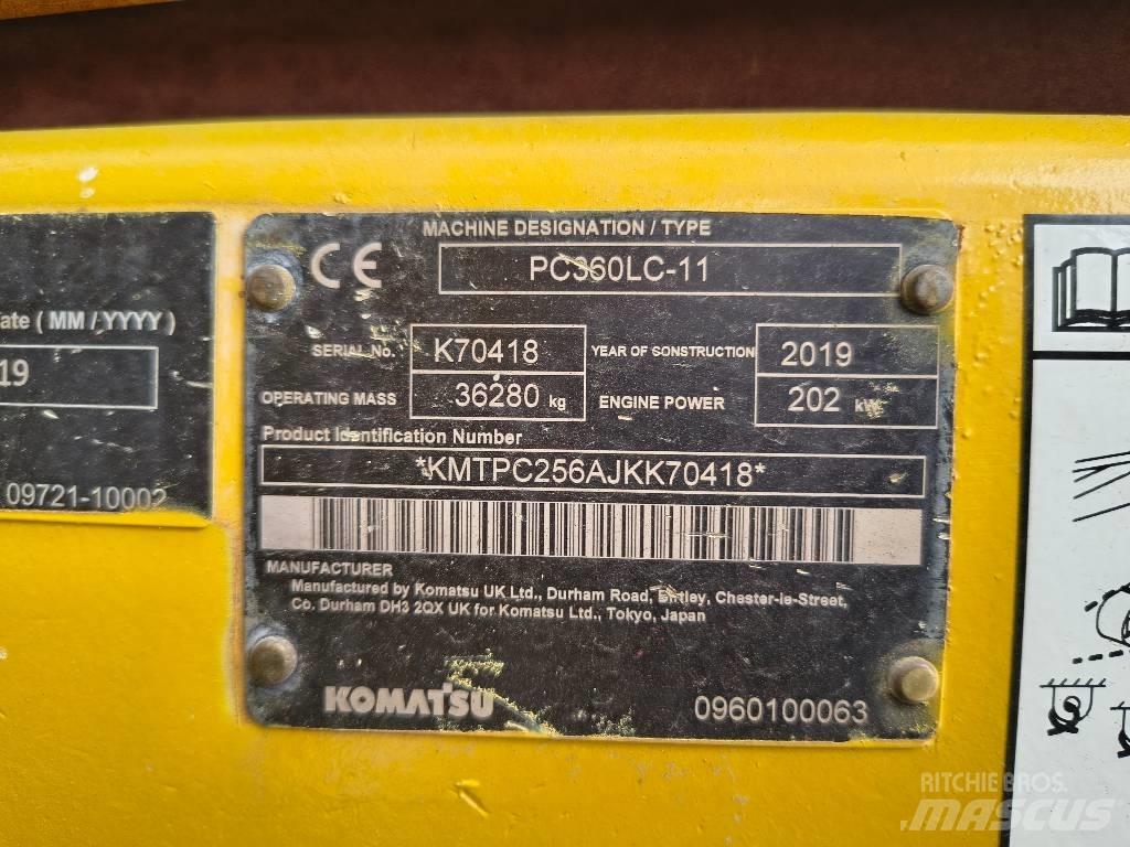 Komatsu PC 360 LC- 11 Rupsgraafmachines