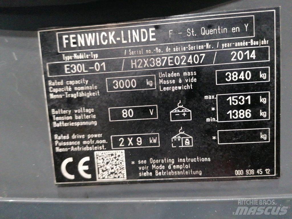 Linde E30L-01 Elektrische heftrucks