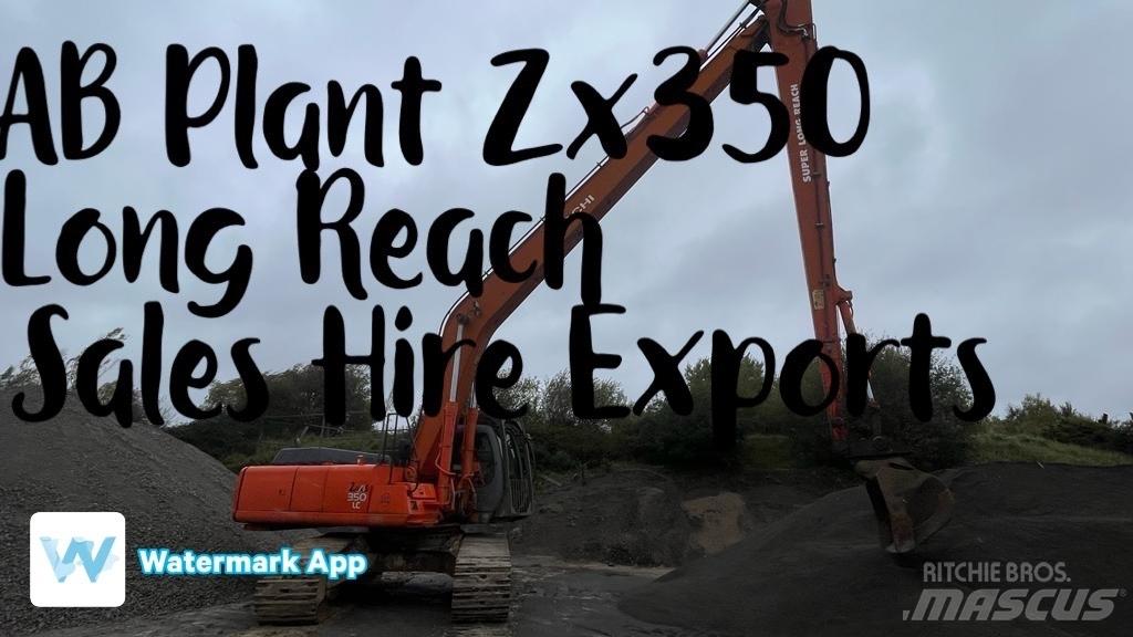 Hitachi ZX 350 LL Rupsgraafmachines