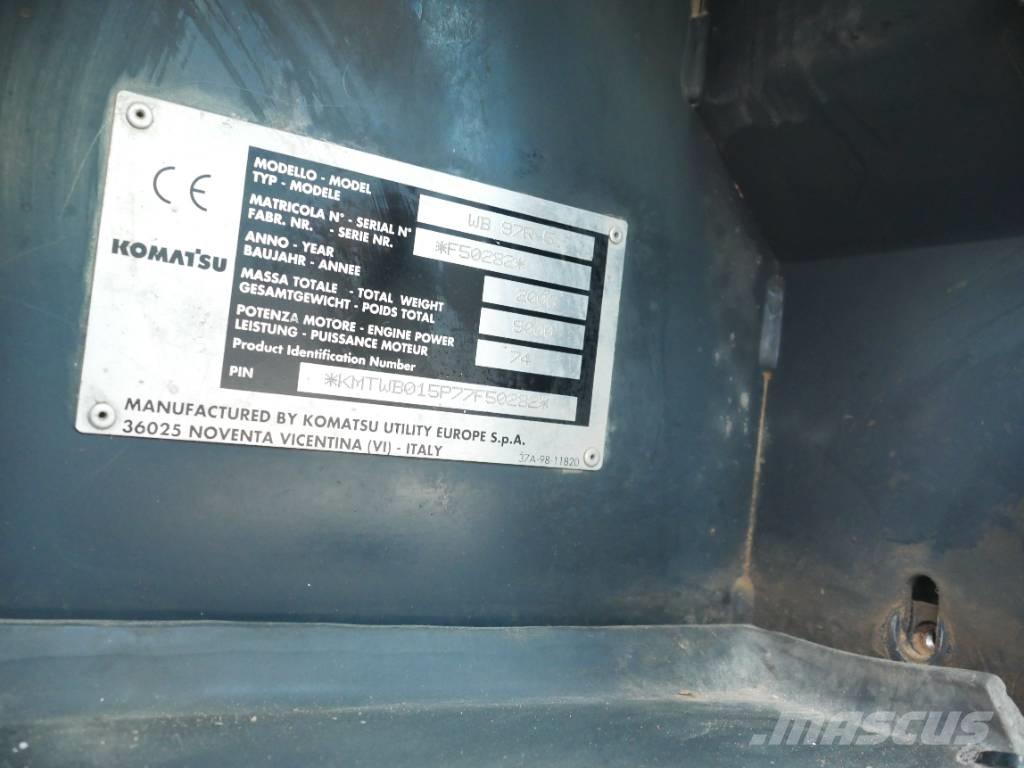 Komatsu WB 97 R-5 Graaf-laadcombinaties