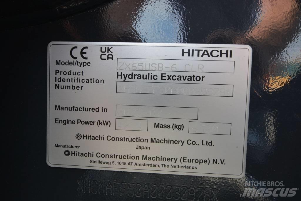 Hitachi ZX 65 USB-6 Minigraafmachines < 7t