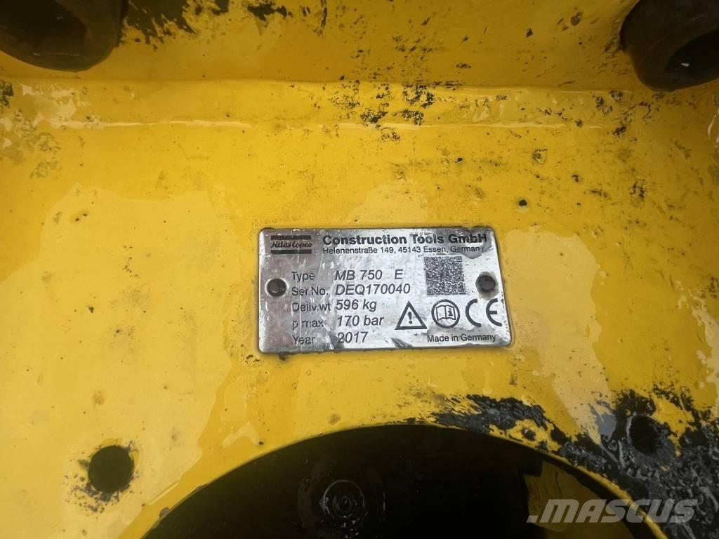 Atlas Copco MB 750 Hamers en brekers