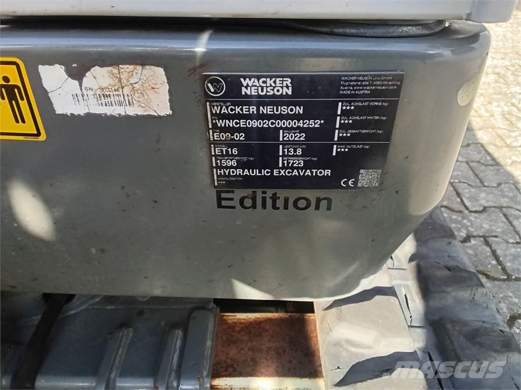 Wacker Neuson ET16 Rupsgraafmachines