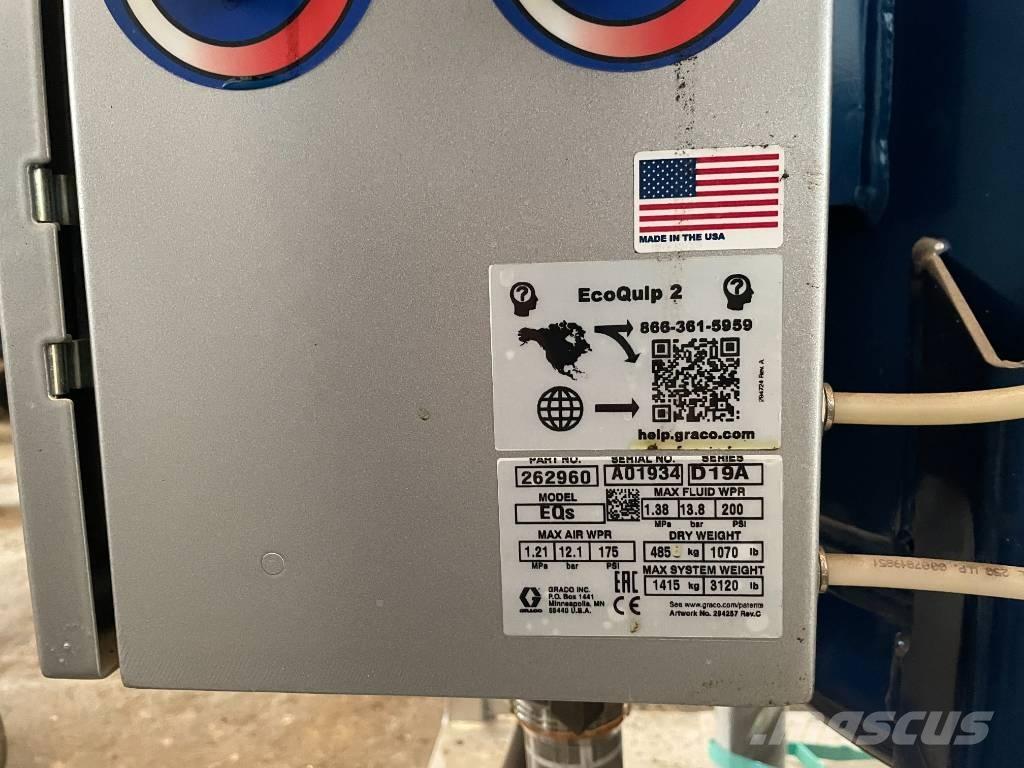 Graco EcoQuip EQs Zand- en zoutstrooimachines