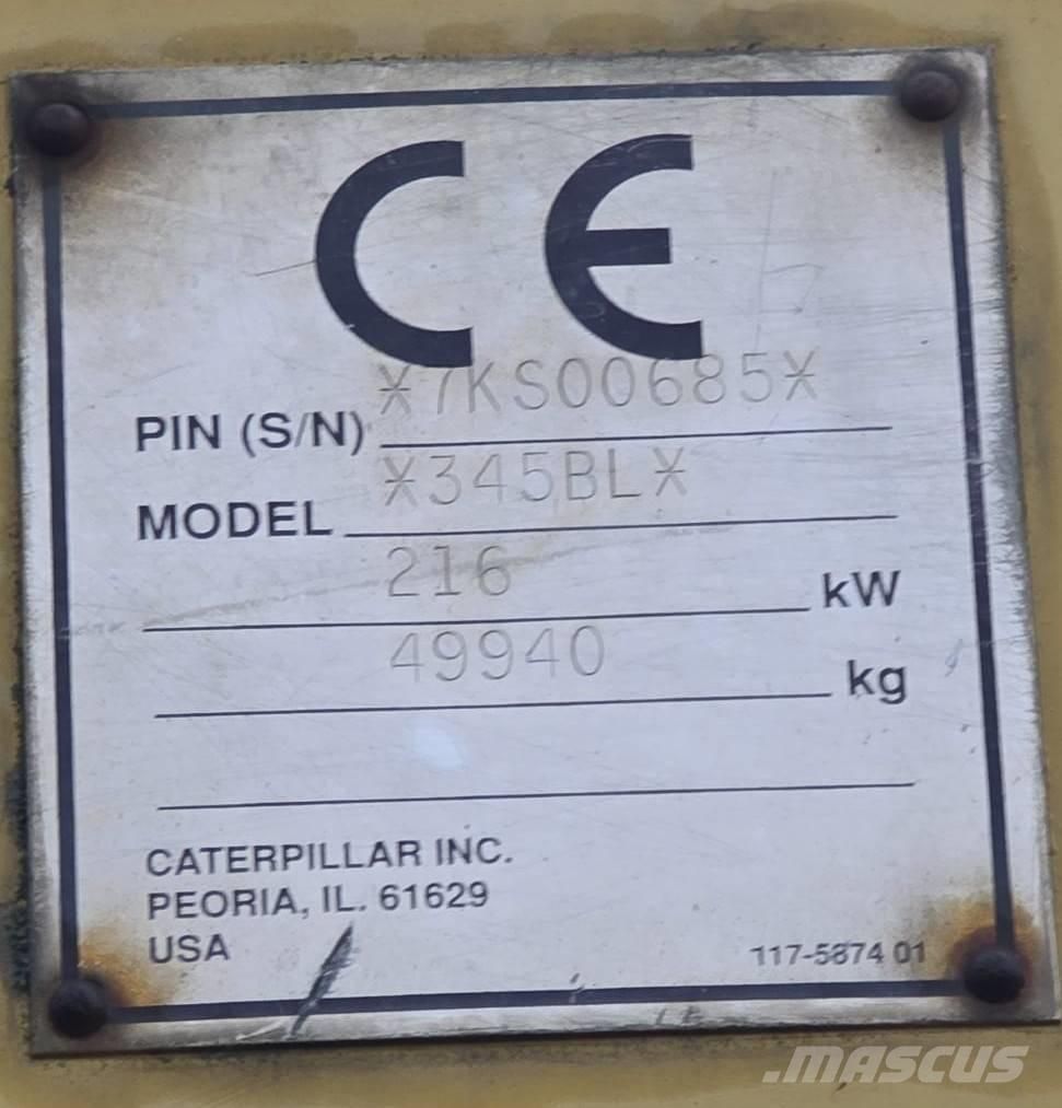 CAT 345 B L Rupsgraafmachines