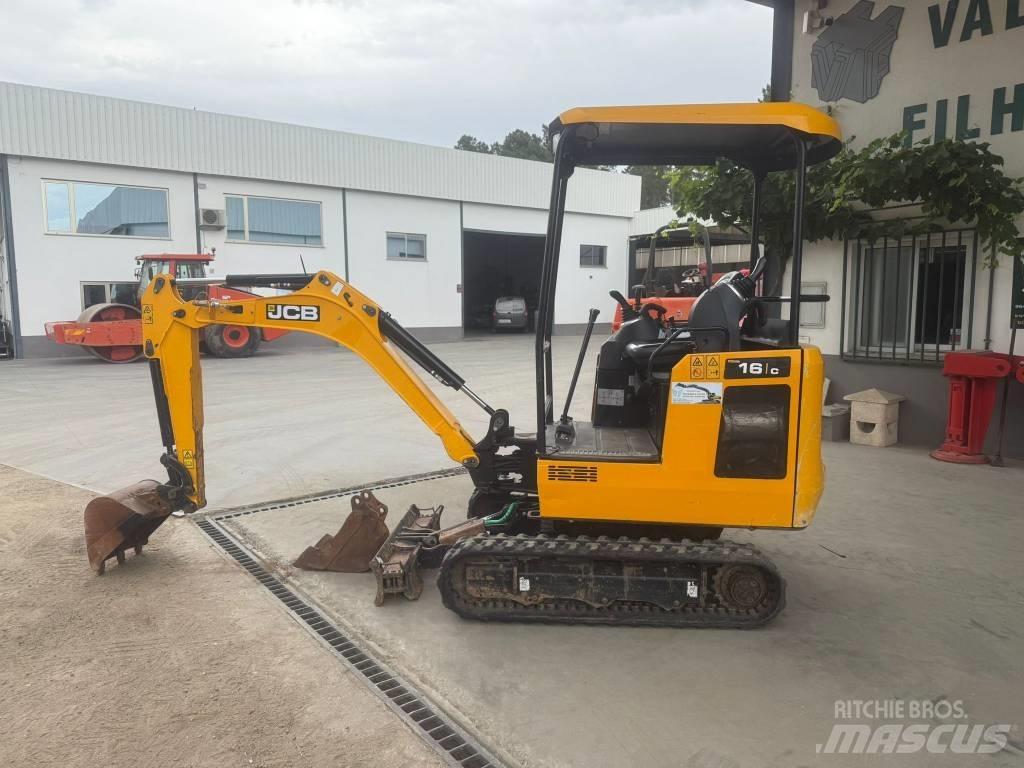JCB 16 C-1, 821h Minigraafmachines < 7t
