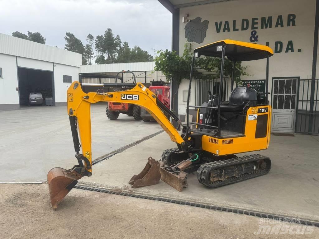 JCB 16 C-1, 821h Minigraafmachines < 7t