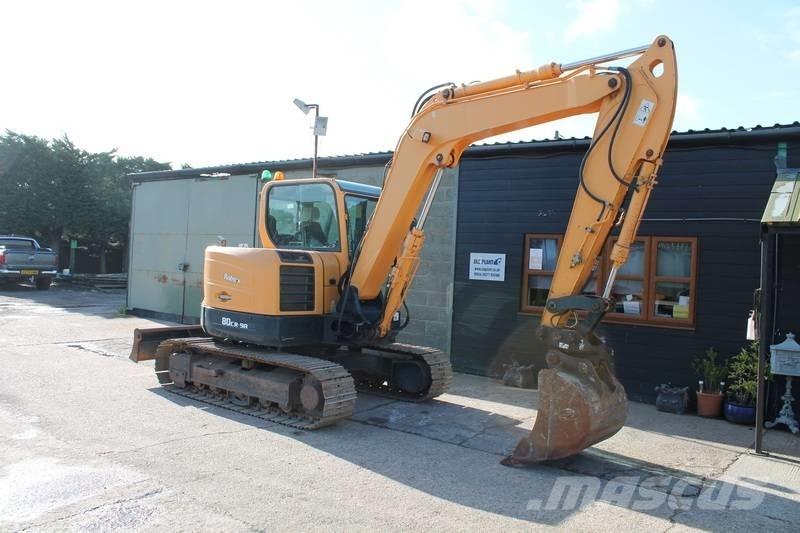 Hyundai 80CR-9A Midigraafmachines 7t - 12t
