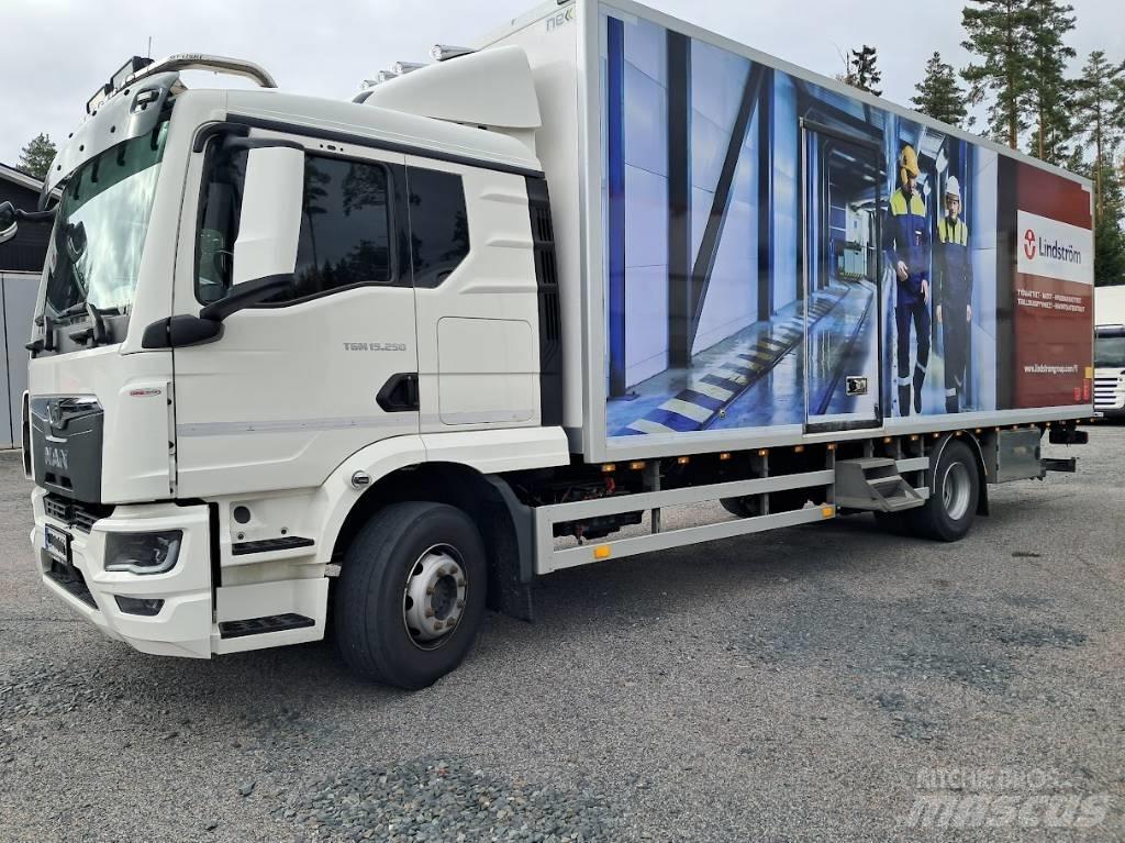 MAN TGM 15.250 Bakwagens met gesloten opbouw