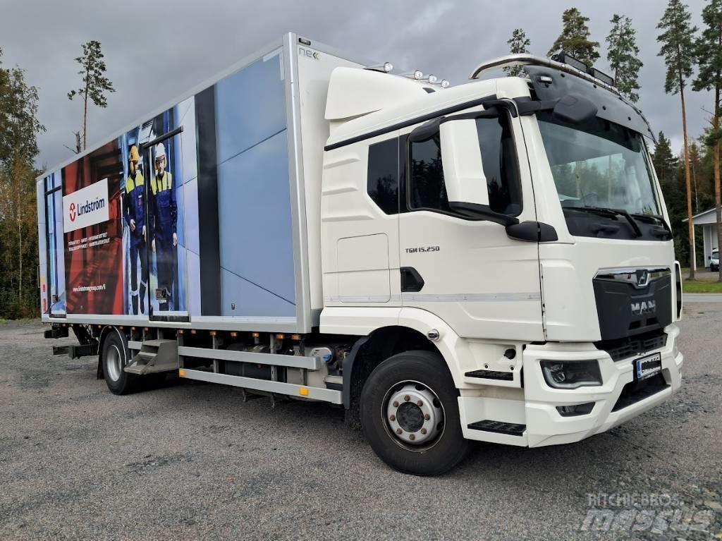 MAN TGM 15.250 Bakwagens met gesloten opbouw