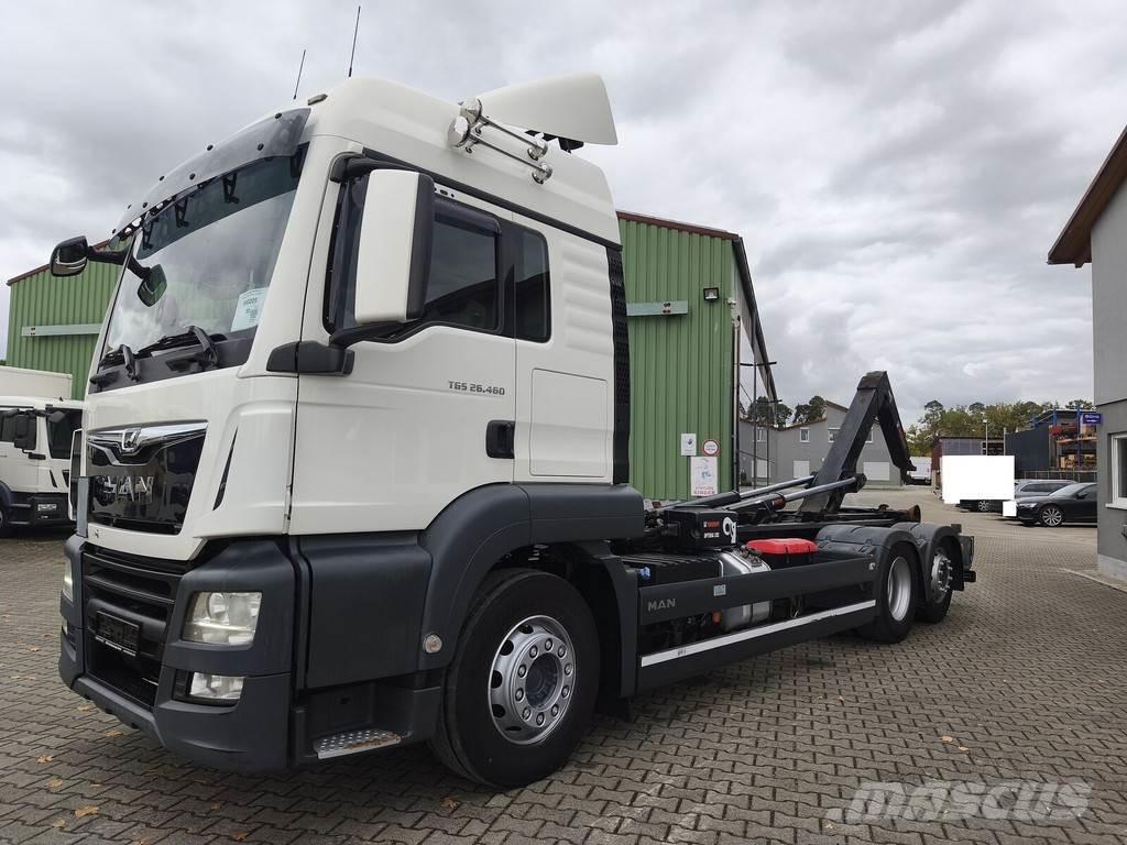 MAN TGS 26.460 Vrachtwagen met containersysteem