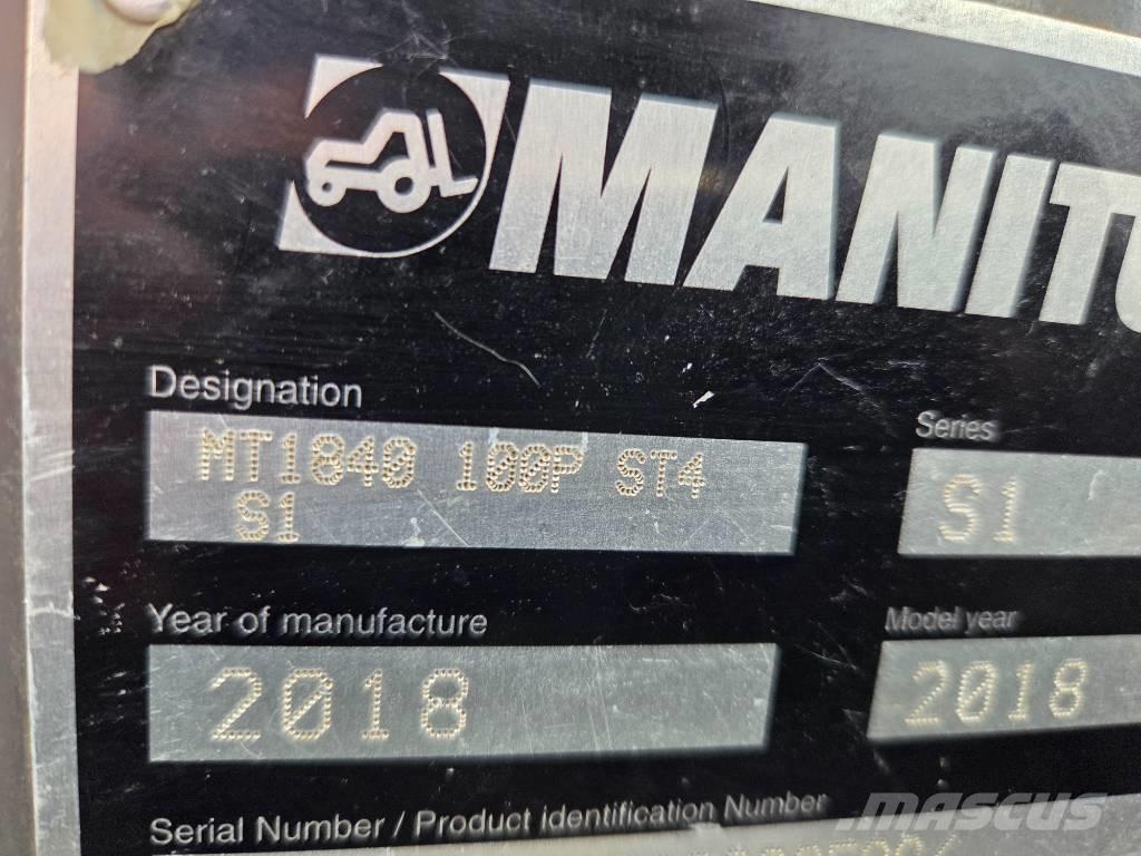 Manitou MT 1840 Verreikers