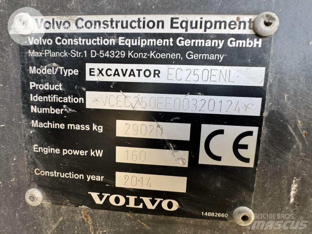 Volvo EC 250 E N L Rupsgraafmachines