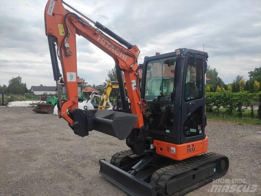 Hitachi ZX 26 U-6 Minigraafmachines < 7t