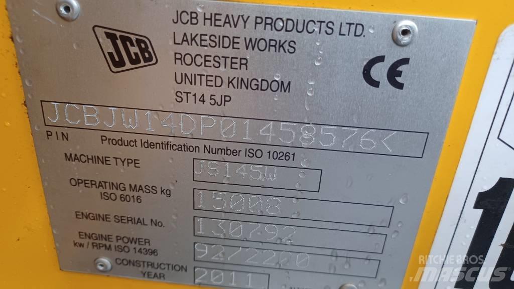 JCB JS 145 W Wielgraafmachines