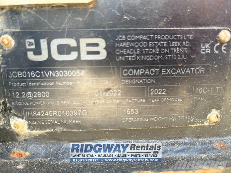 JCB 16 C-1 Minigraafmachines < 7t
