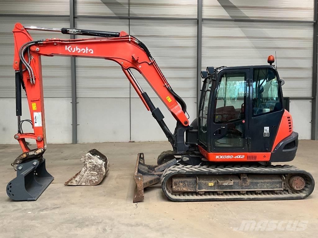 Kubota KX 080-4 A 2 Midigraafmachines 7t - 12t