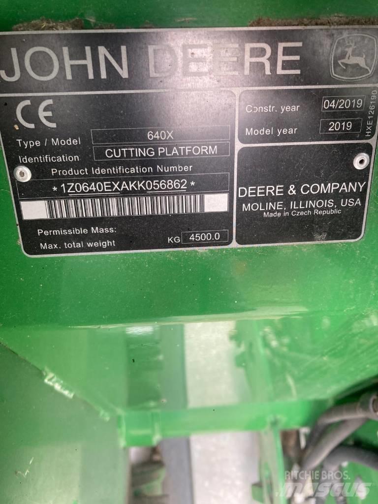 John Deere 640 X Maaidorsmachines