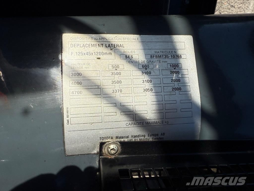 Toyota 8 FBMT 35 Elektrische heftrucks
