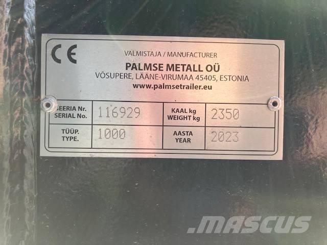 Palmse Trailer D1000 Kipperaanhangers