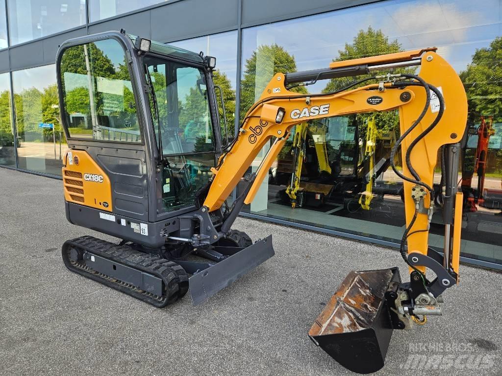 CASE cx18c Minigraafmachines < 7t