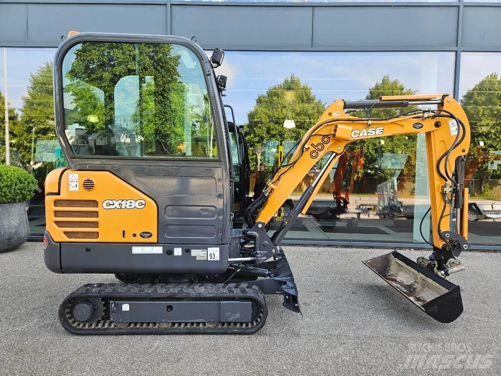 CASE cx18c Minigraafmachines < 7t