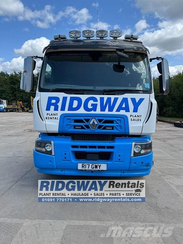 Renault C 320 Vrachtwagen met vlakke laadvloer en lier