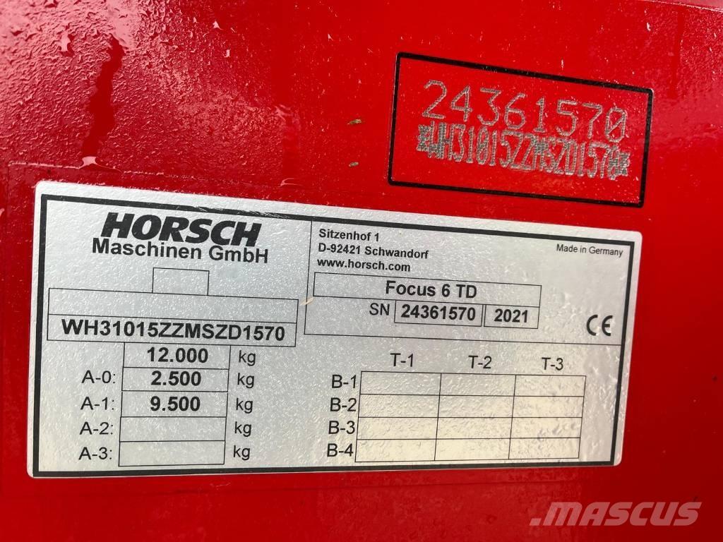Horsch Focus 6 TD Zaaimachines