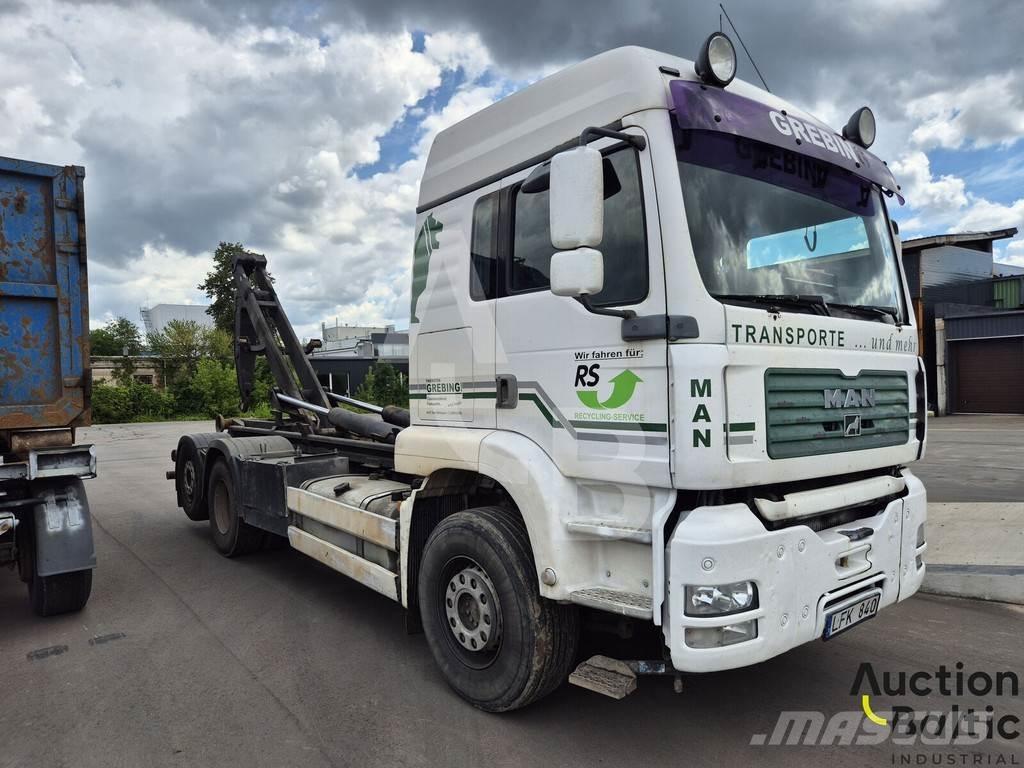 MAN TGA26.463 Vrachtwagen met containersysteem