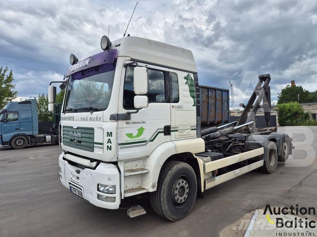 MAN TGA26.463 Vrachtwagen met containersysteem