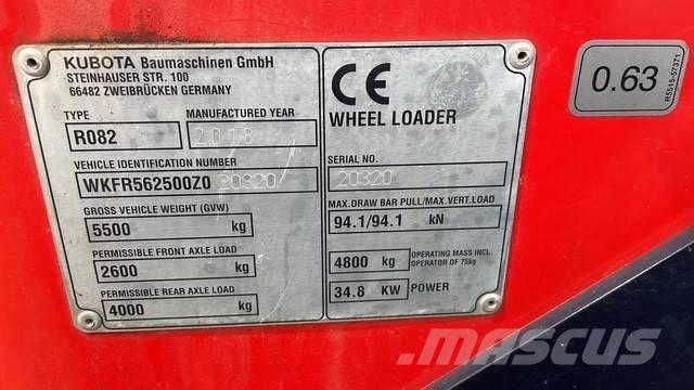 Kubota R082 Wielladers
