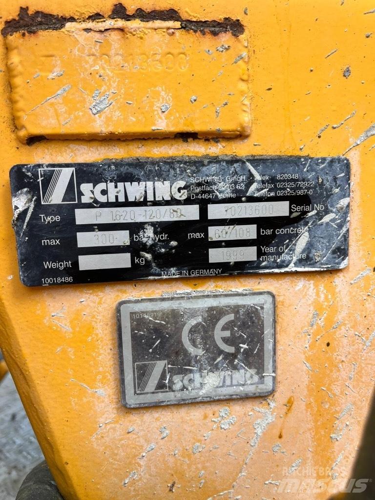 Schwing P1620-120/80 Betonpomptrucks