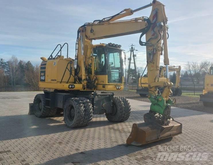Komatsu PW 148-10 Wielgraafmachines