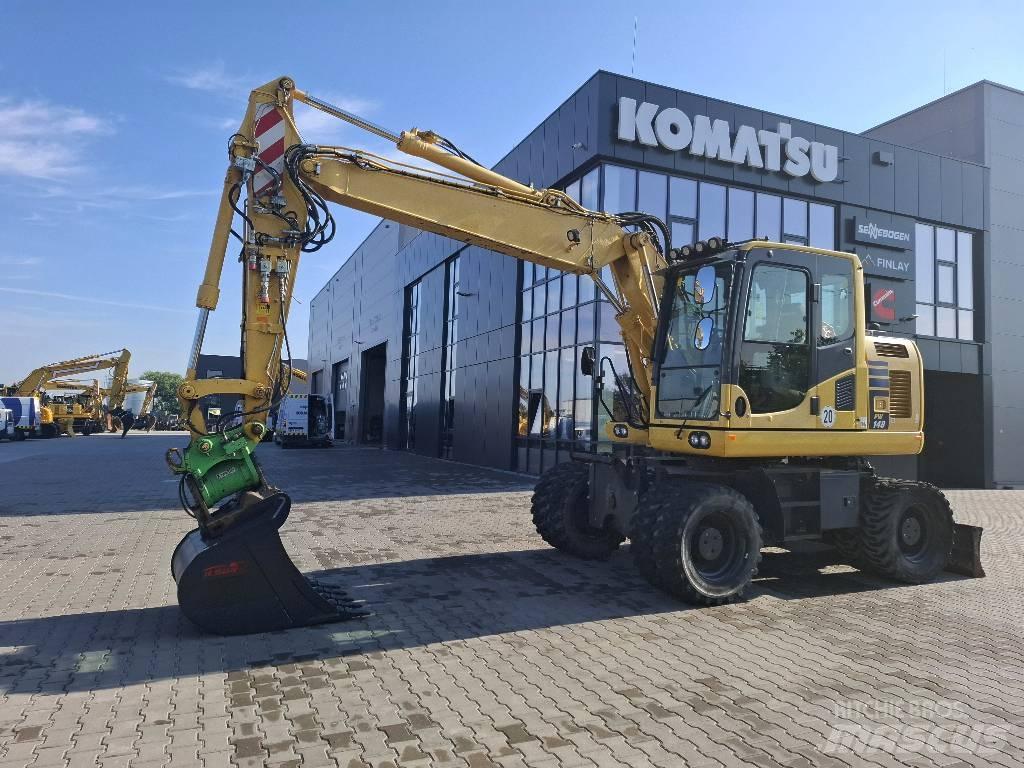 Komatsu PW 148-10 Wielgraafmachines