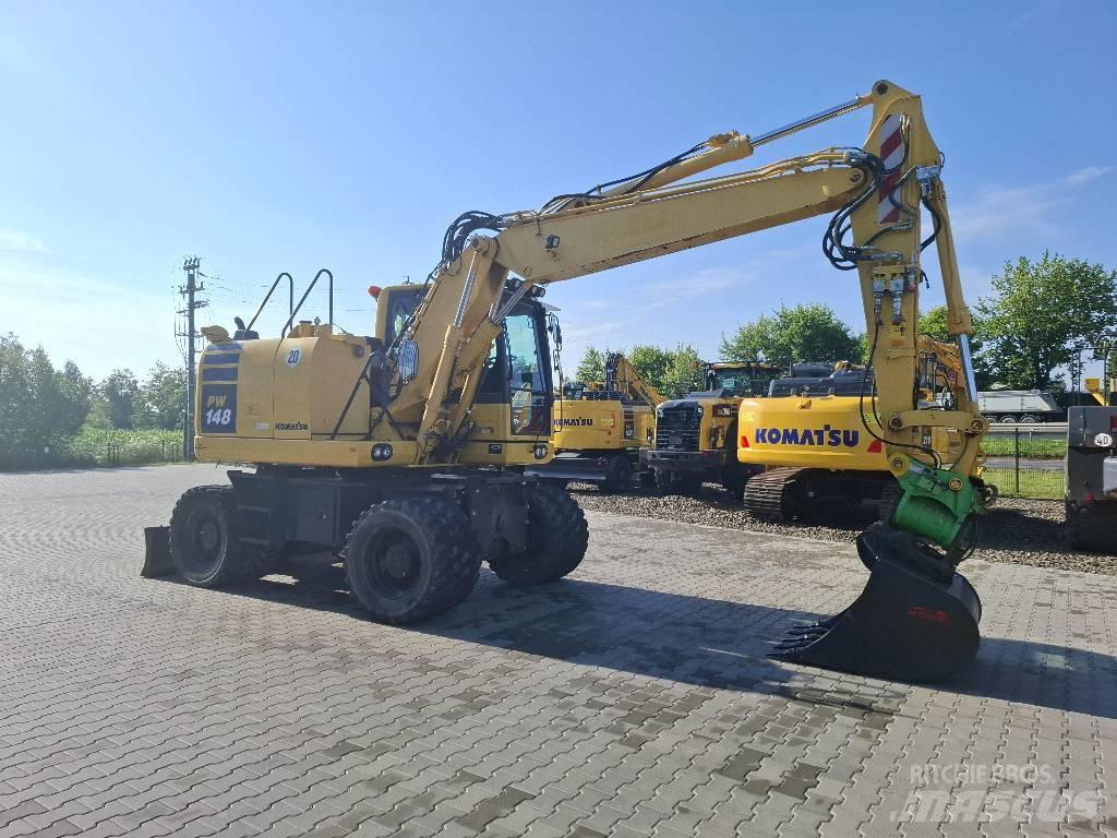 Komatsu PW 148-10 Wielgraafmachines