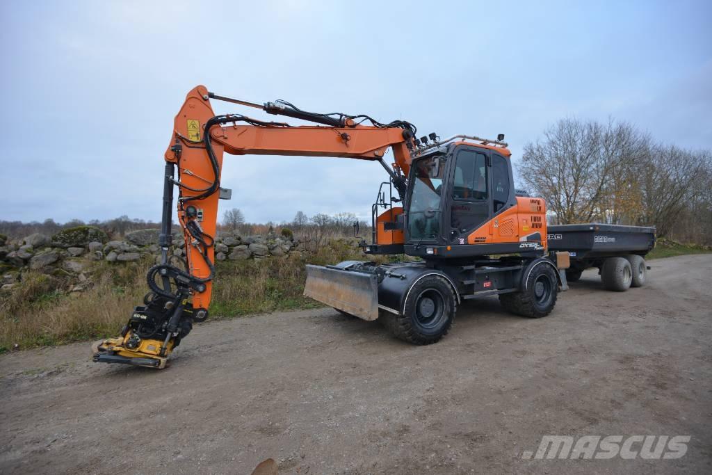 Doosan DX 165 W-5 Wielgraafmachines