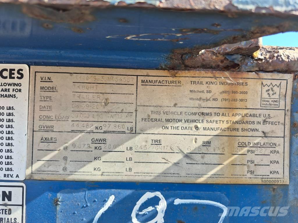 Trail King TK80HT Overige aanhangers