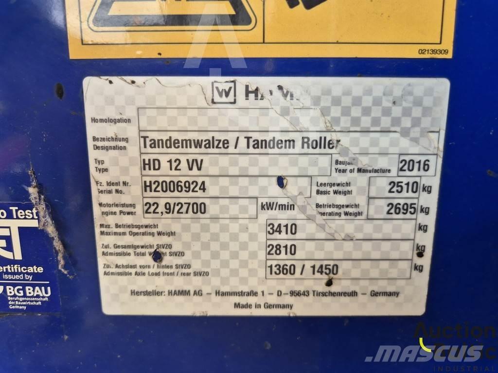 Hamm HD 12 VV Overige walsen