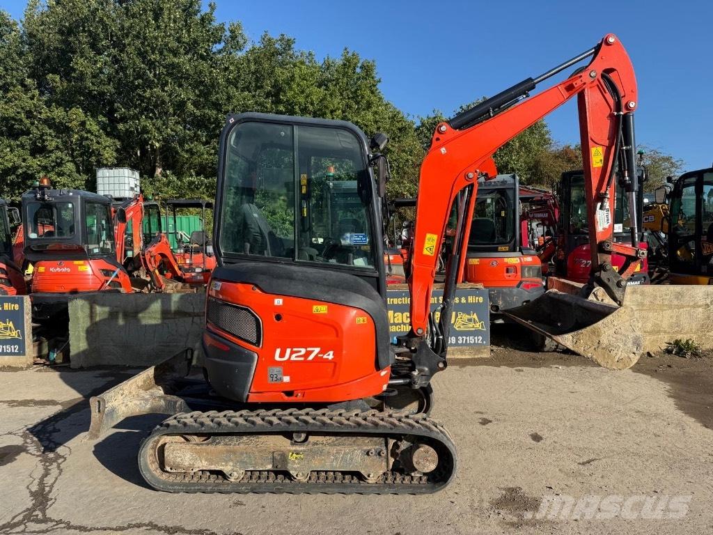 Kubota U 27-4 Minigraafmachines < 7t