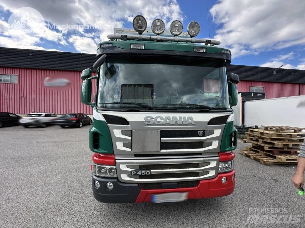 Scania P 450 LB Bakwagens met gesloten opbouw