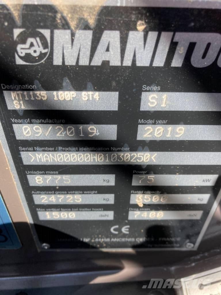 Manitou MT 1135 Verreikers