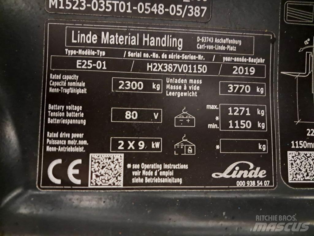 Linde E25-01 Elektrische heftrucks